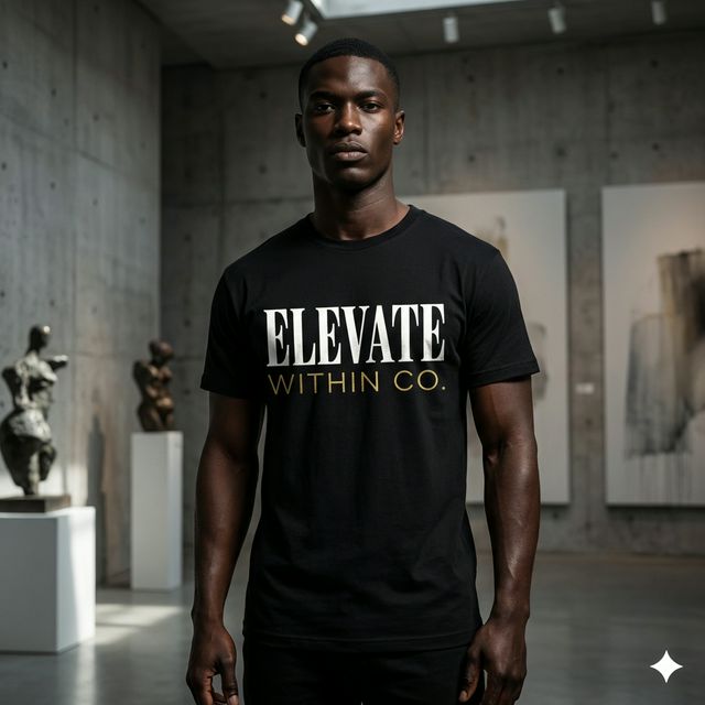 Elevate Within Co. — gallery editorial black tee